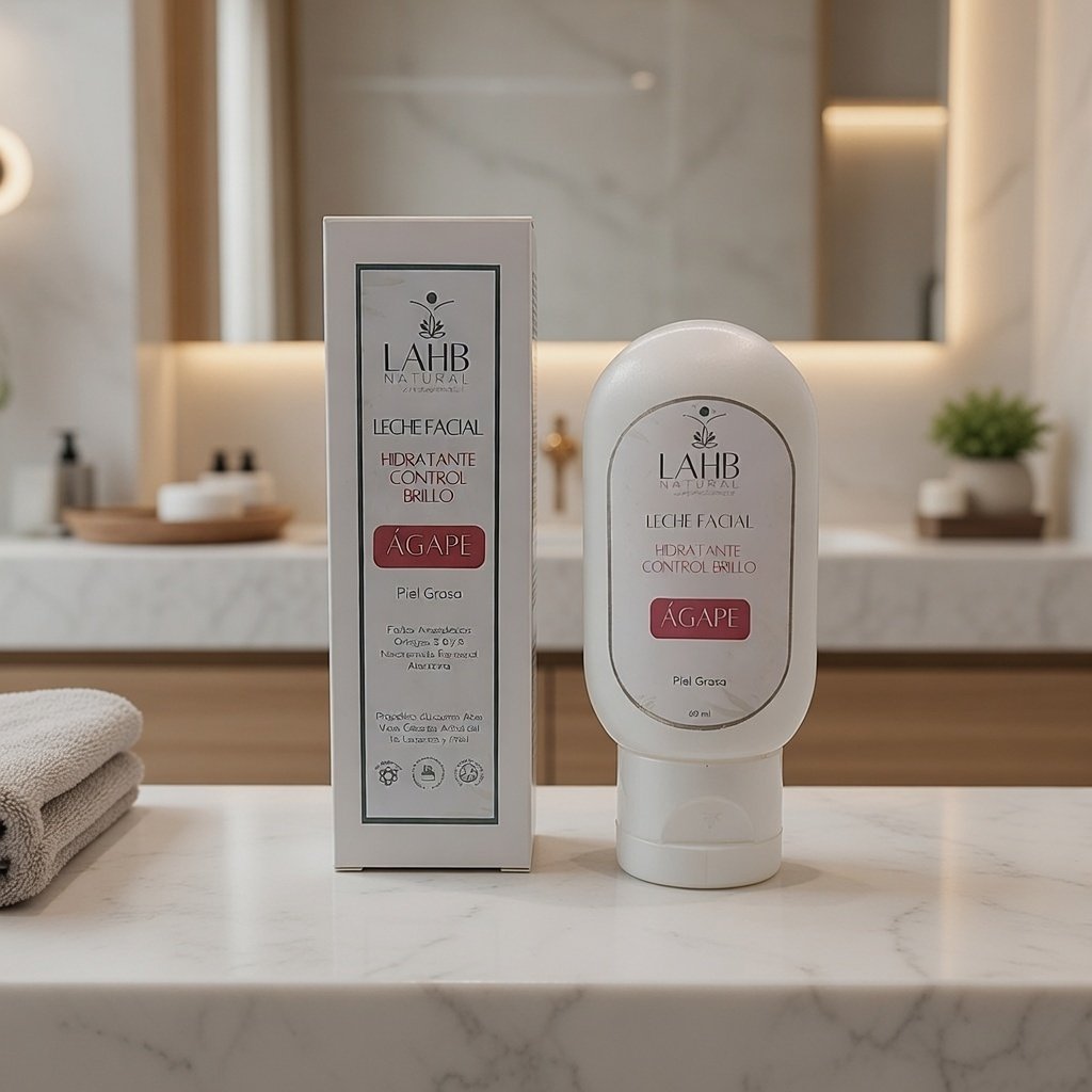Leche Facial Hidratante Control Brillo Ágape - Rostro fabuloso en 30 días - Imagen 6