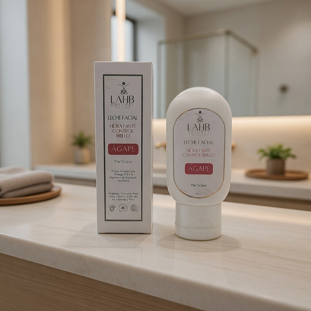 Leche Facial Hidratante Control Brillo Ágape - Rostro fabuloso en 30 días - Imagen 3